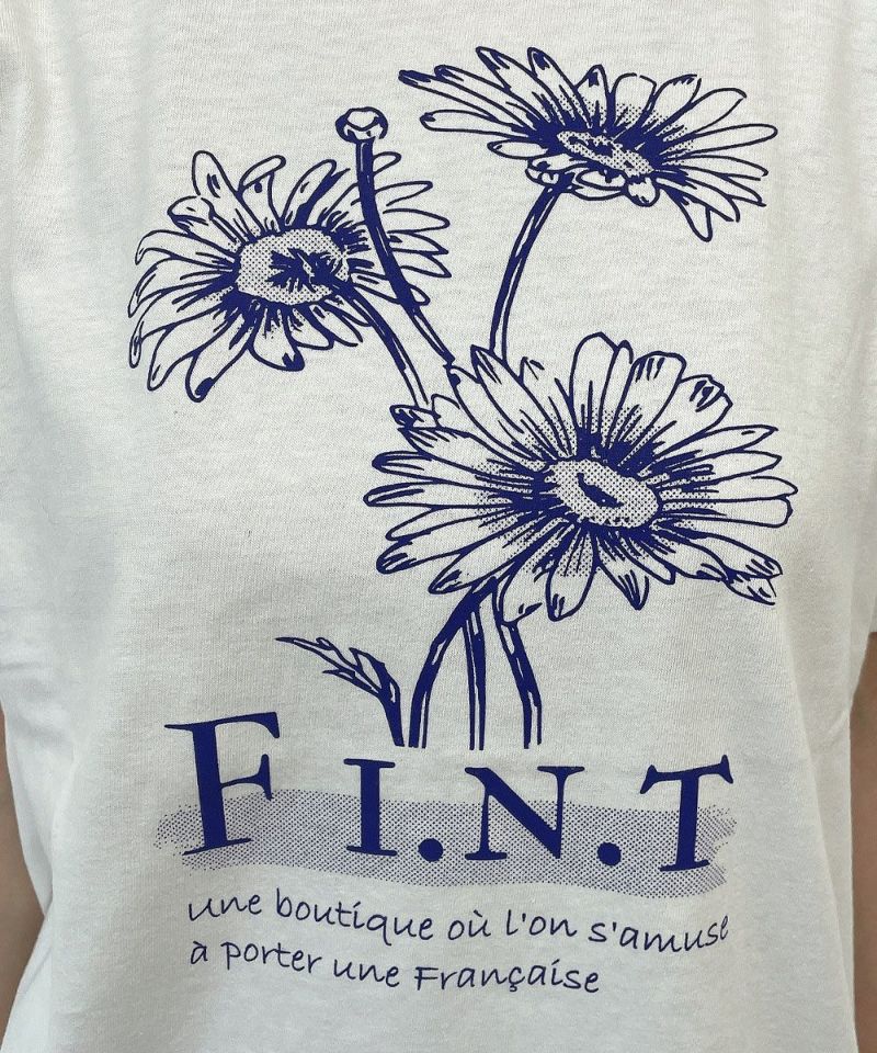 マーガレットロゴプリントTシャツ/F i.n.t [00AI02g001] | F