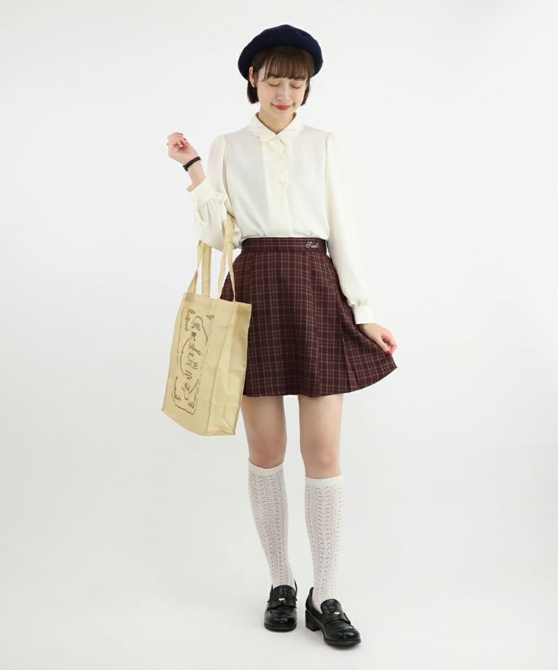 bordeaux×beige / 165cm