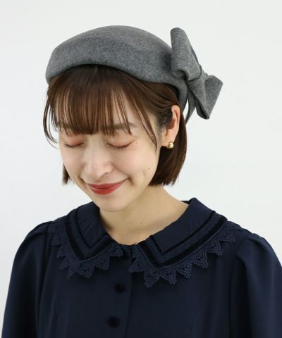□ Talk beret with ribbon/an another angelus [47BB01a001]