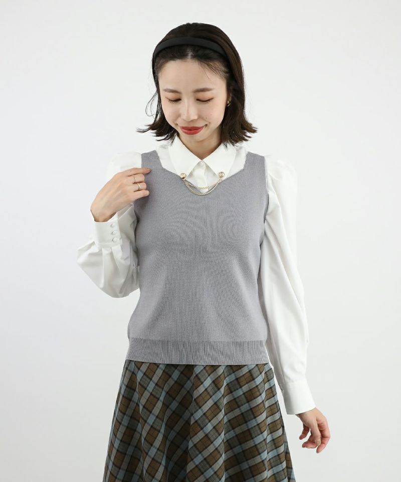 gray / 158cm / Inner knit only