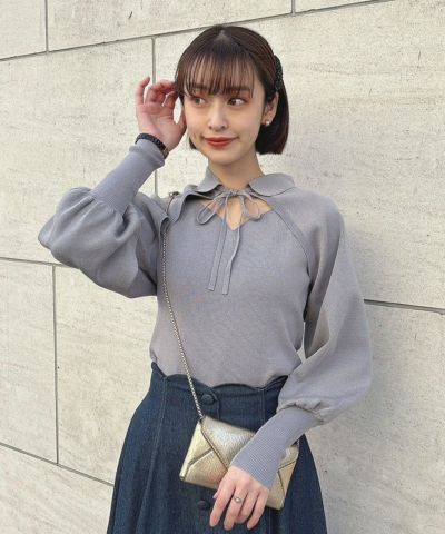 □Bolero ensemble knit/an another angelus [47BJ06j007]