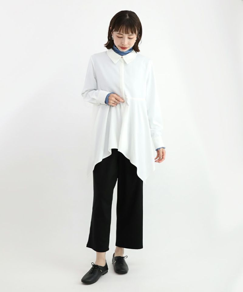 blue / 158cm / layered with a shirt