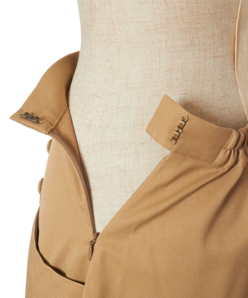 Side zipper (beige)