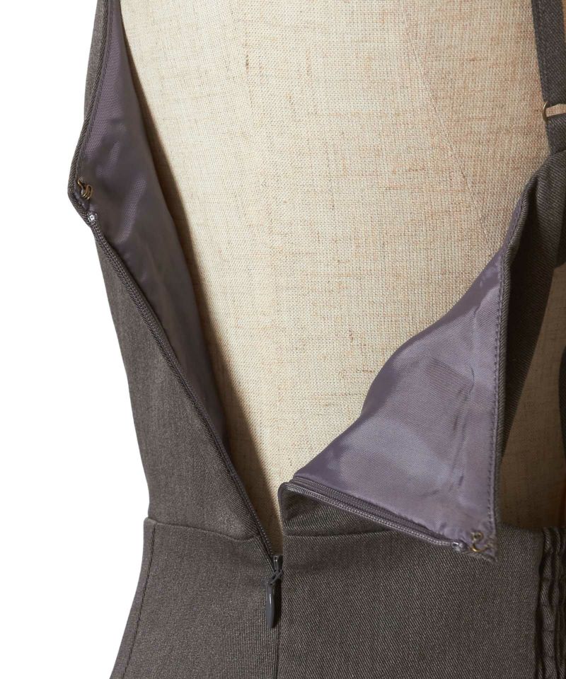 Side zipper (gray)
