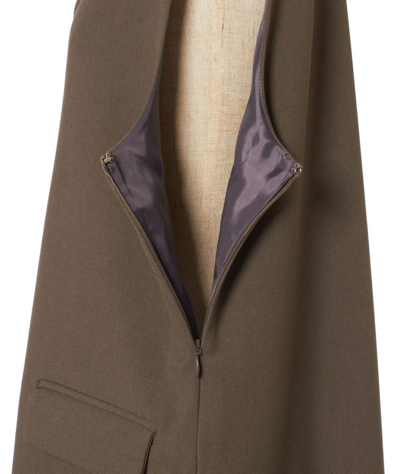 Side zipper (dark gray)