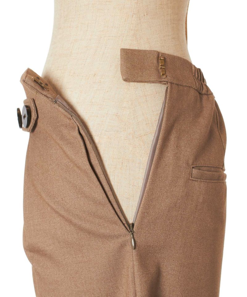 Side zipper (beige)