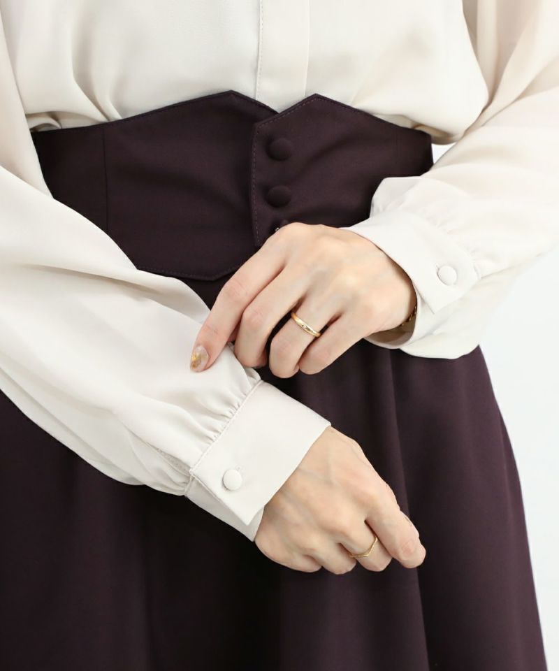 beige×red / 158cm