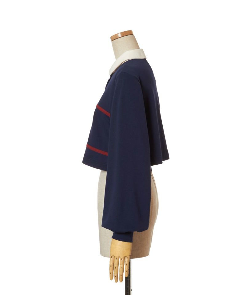 Side (navy×red)