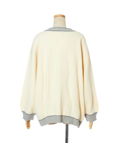 Back (off white×gray)