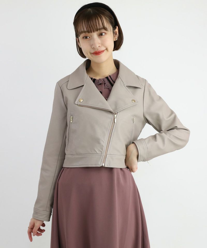 pink beige / 165cm / fur removed