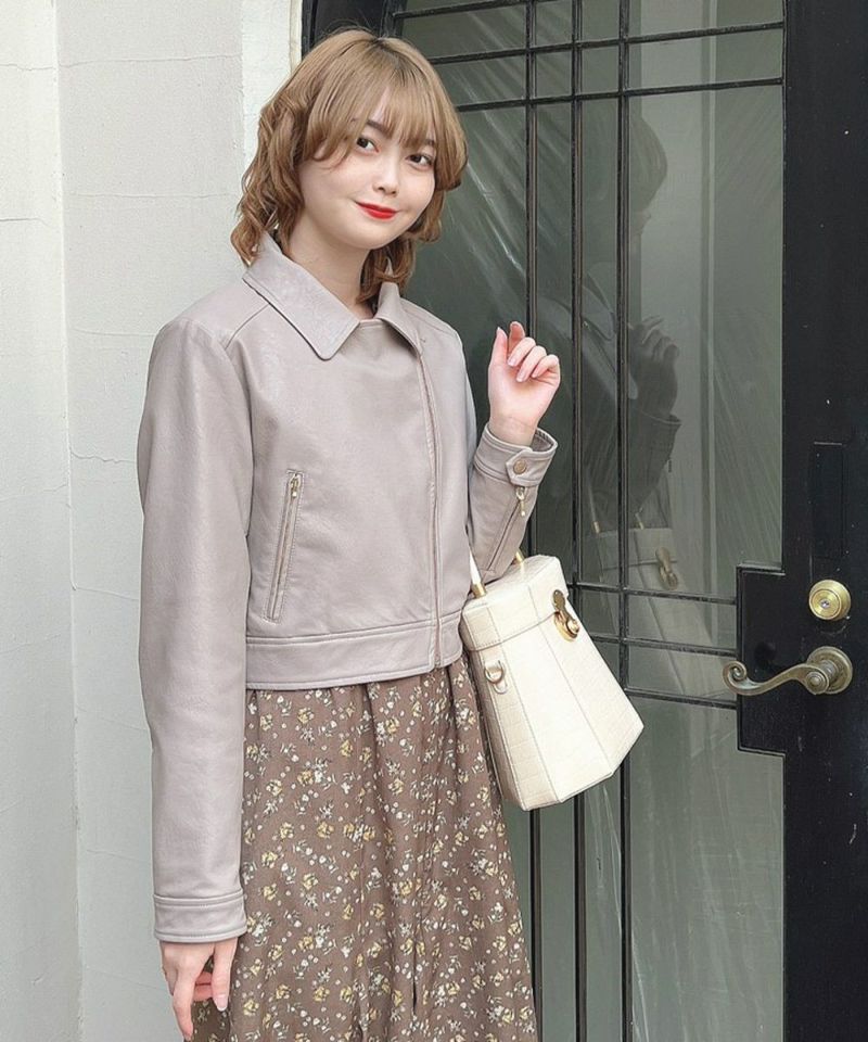 pink beige / 160cm / fur removed