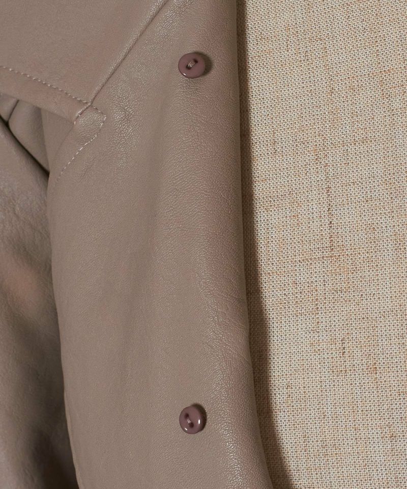 Zipper up (pink beige)