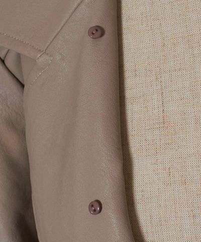Zipper up (pink beige)