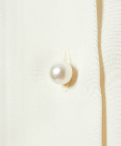 Button up (off white×black)