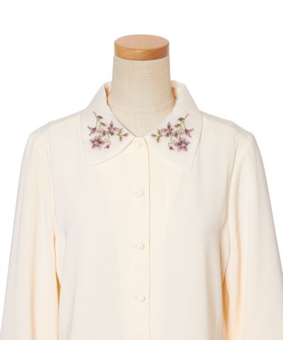 Front up (ivory×purple)