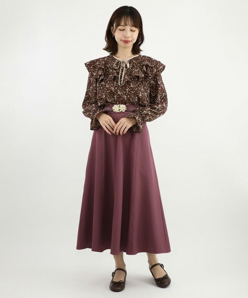 mauve / 158cm / belt arrangement