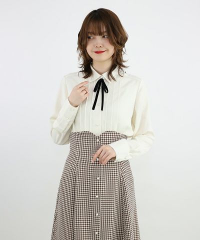 beige×brown / 160cm / suspenders removed