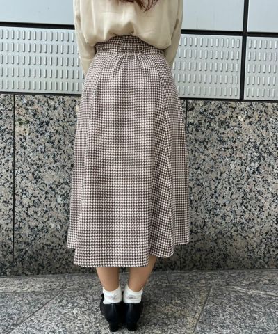 beige×brown / 154cm / suspenders removed