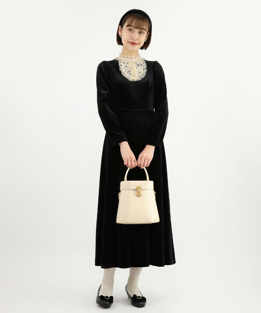 □レースジャボベロアロングワンピース/an3 Limited [47DE03j002] | F  