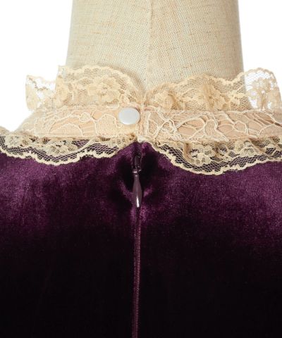 Back zipper (dark purple)