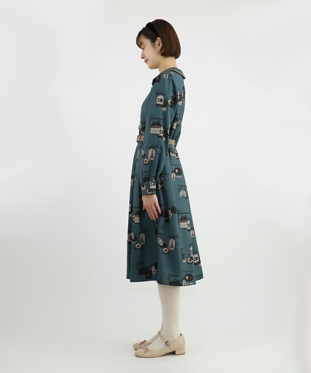 green×beige / 165cm