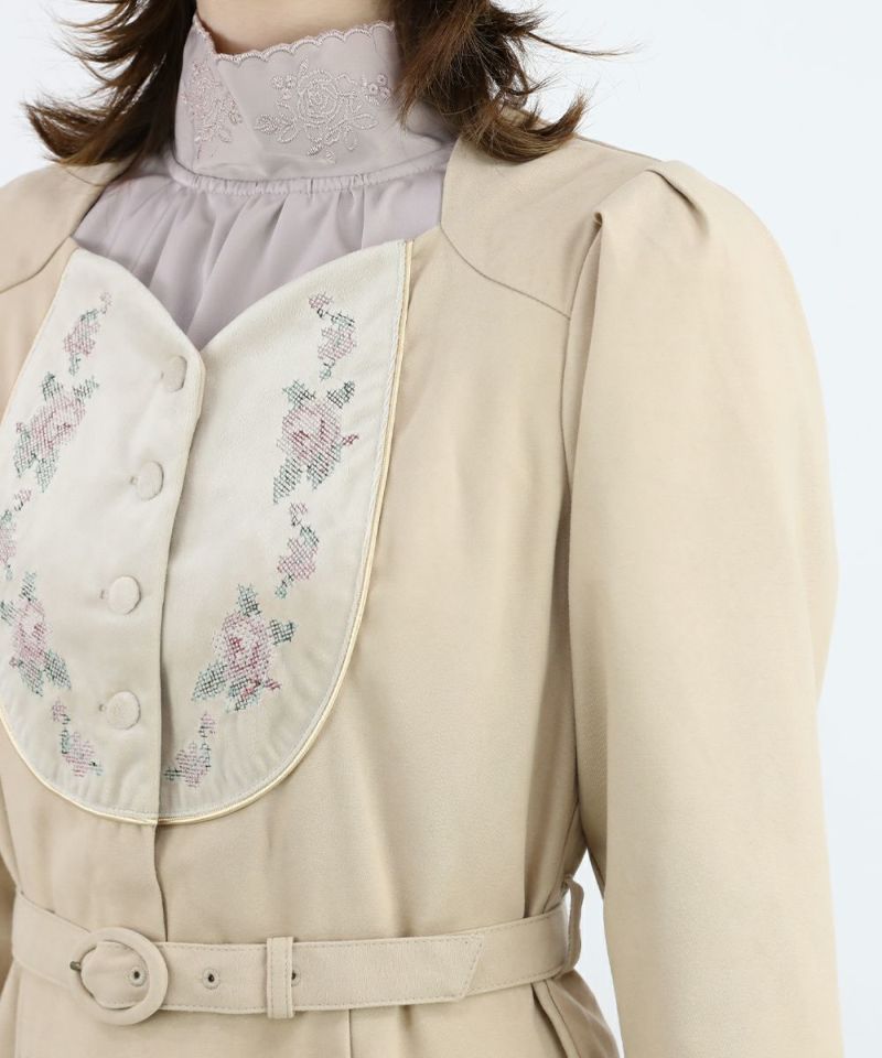 beige / 160cm / layered with a blouse