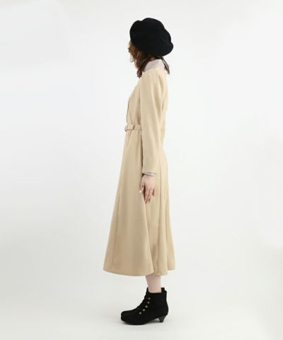 beige / 160cm / layered with a blouse