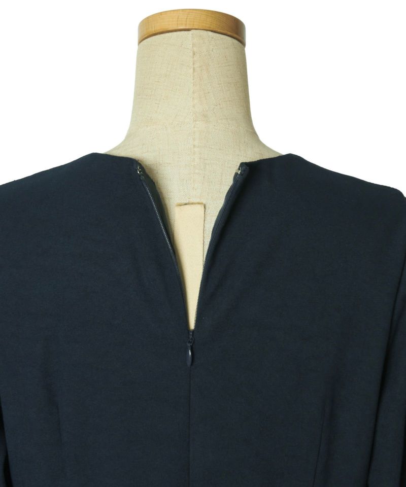 Back zipper (navy)