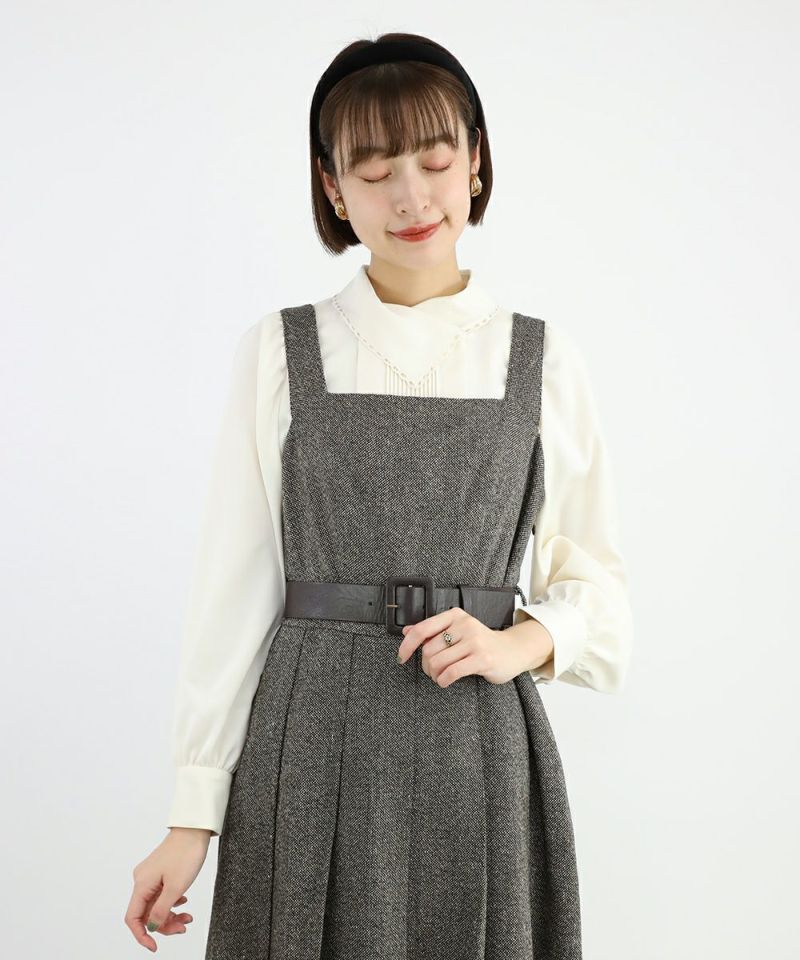 brown / 165cm / front tie removed