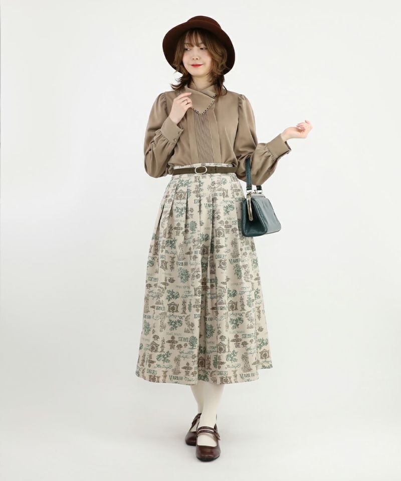 beige×green / 160cm