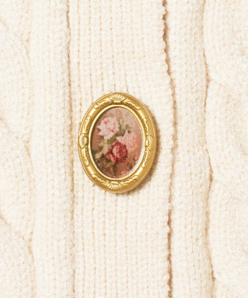 button (ivory)