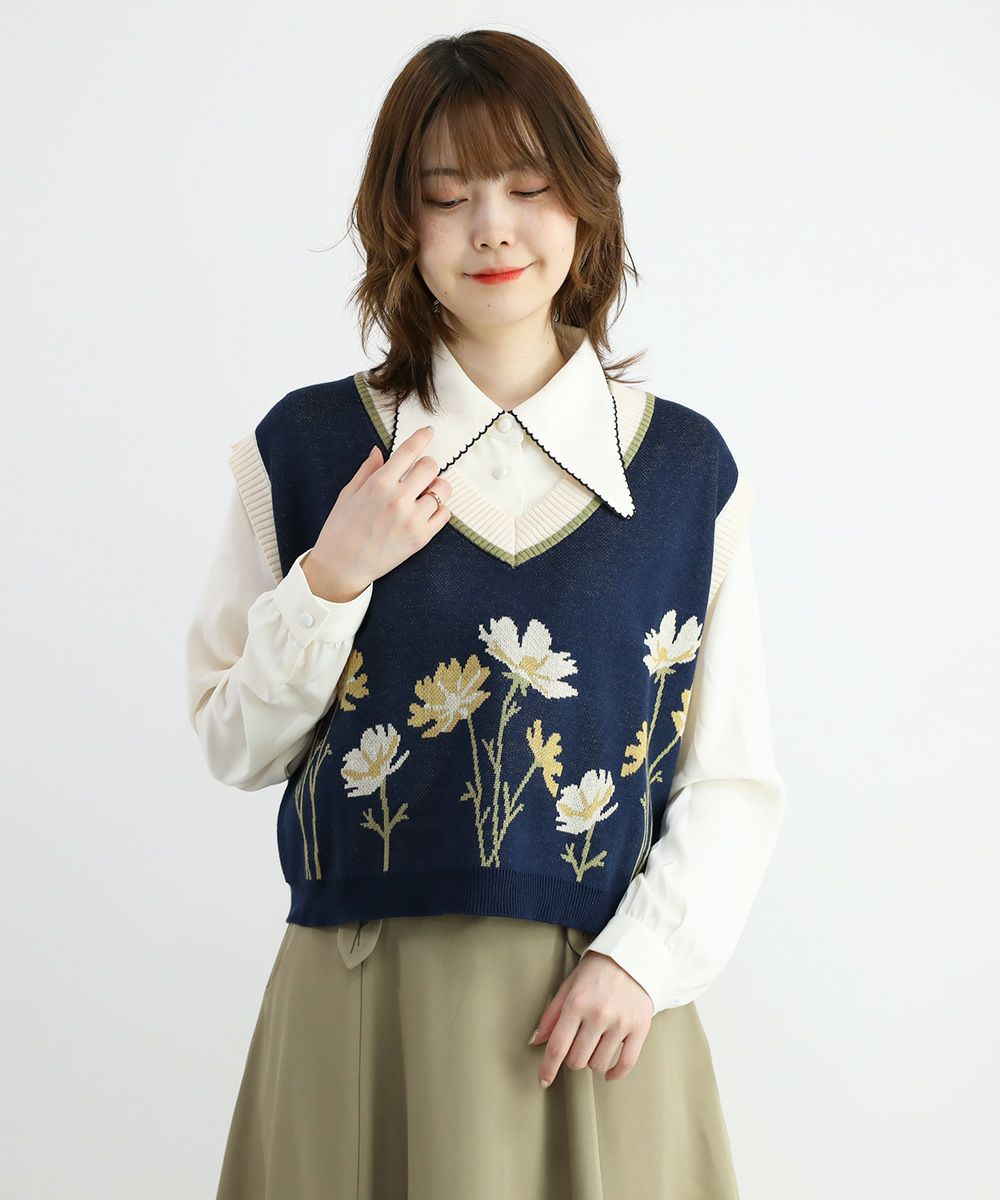 navy×yellow / 160cm