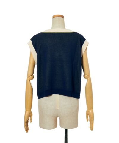 Back (navy×yellow)