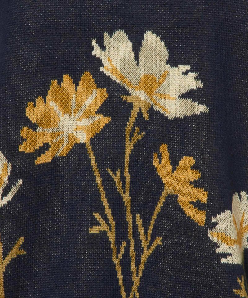 Pattern up (navy×yellow)