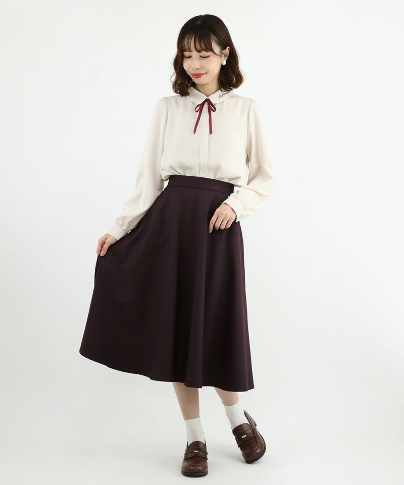 wine red / 158cm / ベルトを外した状態