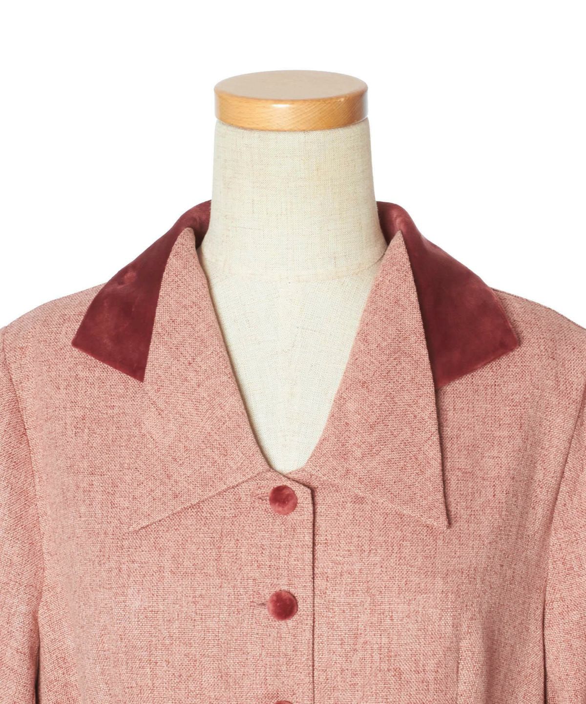 フロントアップ (coral pink)