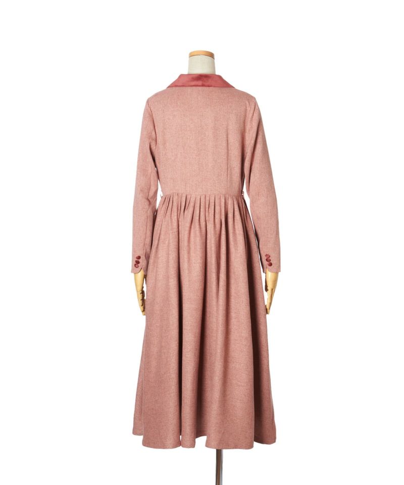 Belt removed / Back (coral pink)
