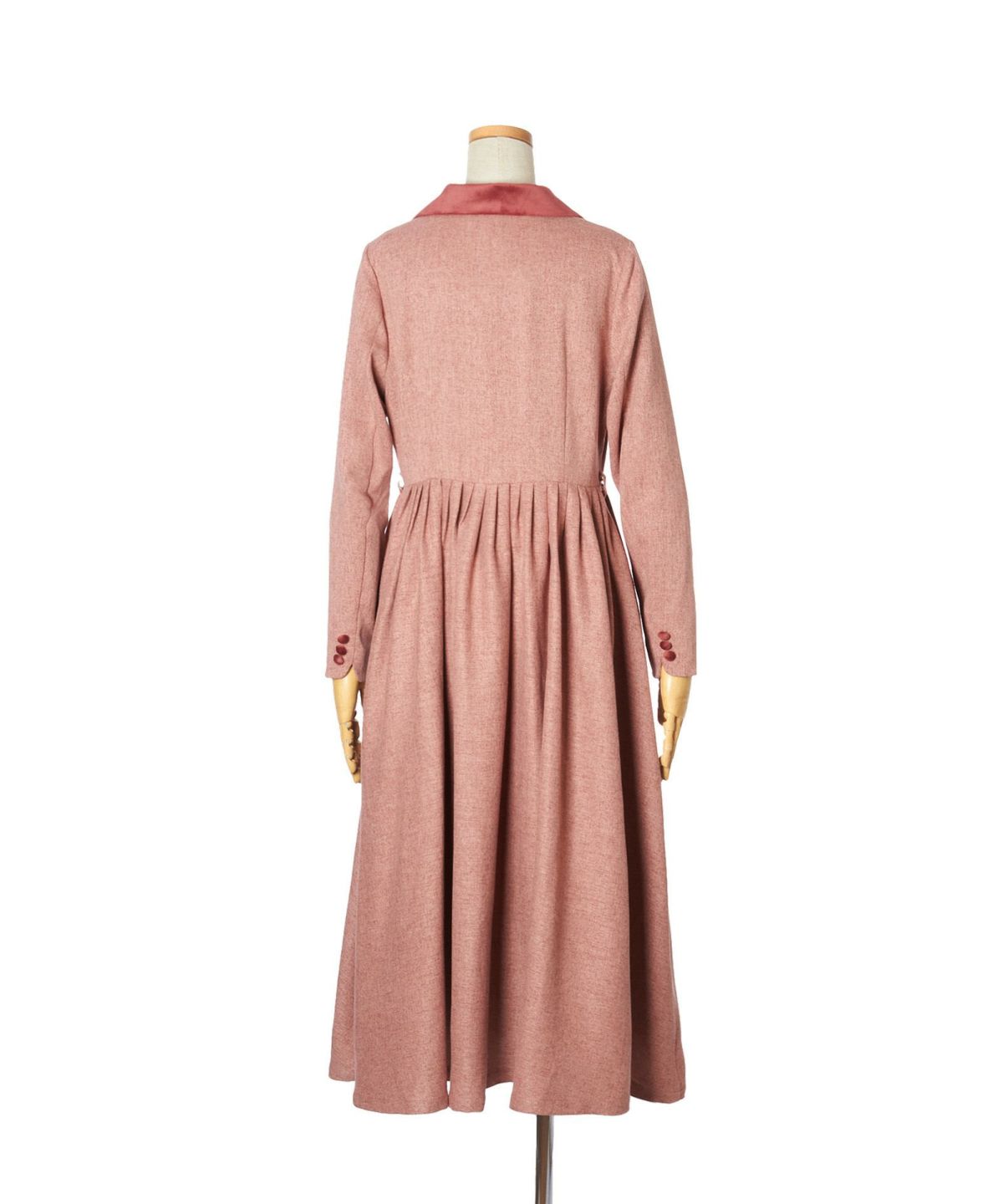 ベルトを外した状態 / バック (coral pink)