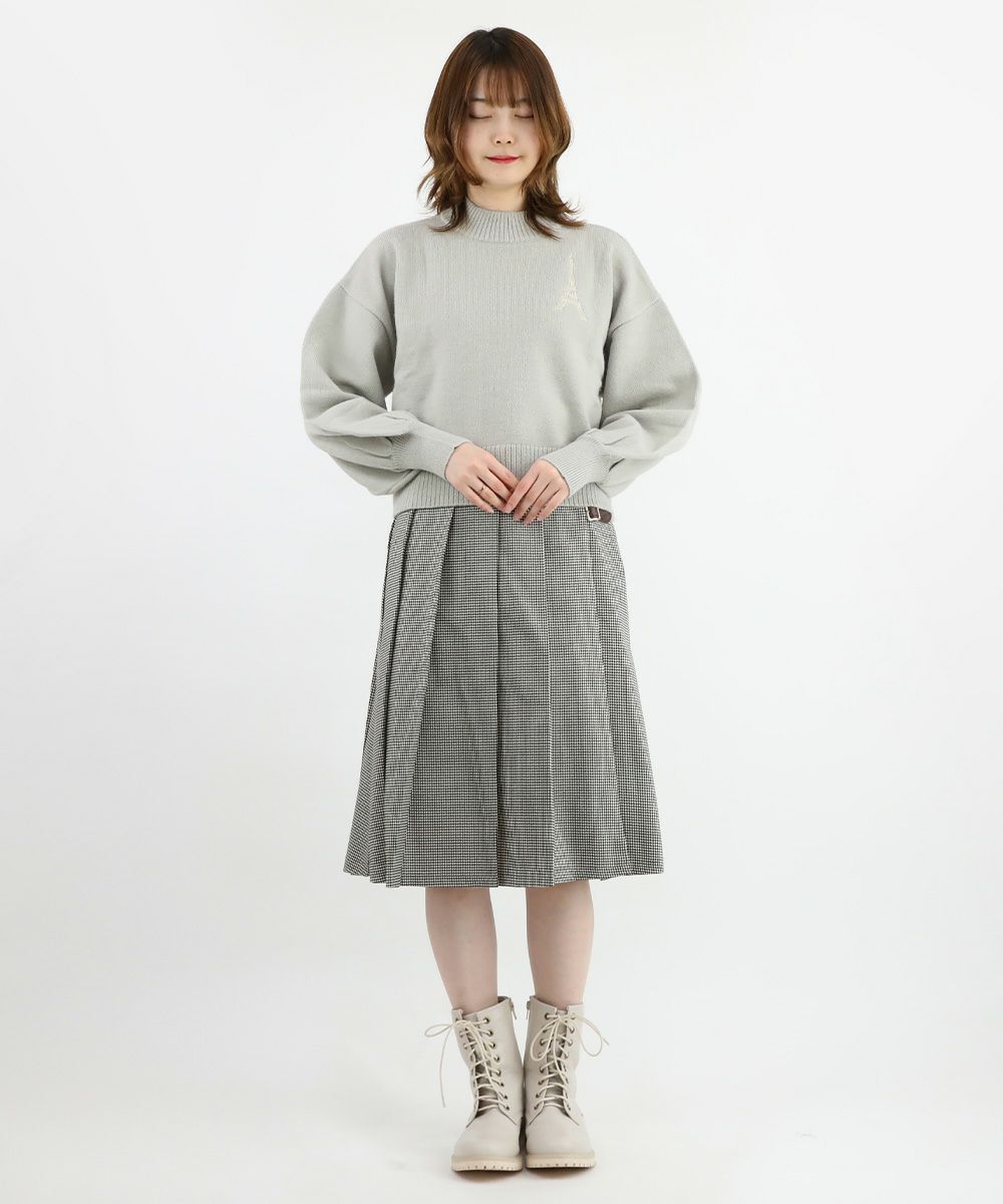 off white×brown / 160cm