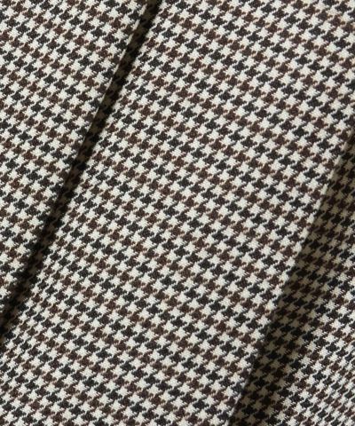 Fabric up (off white×brown)