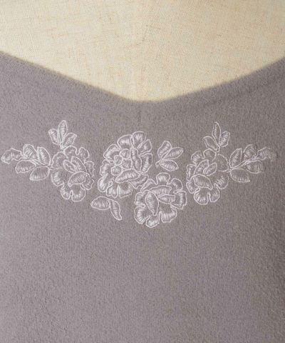 Embroidery up (gray)