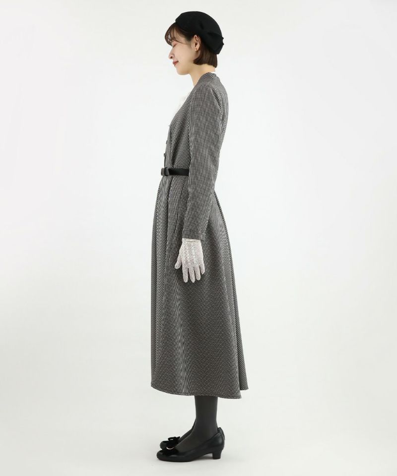 ホースシューネック長袖ワンピース/an3 Limited [47DE03j004