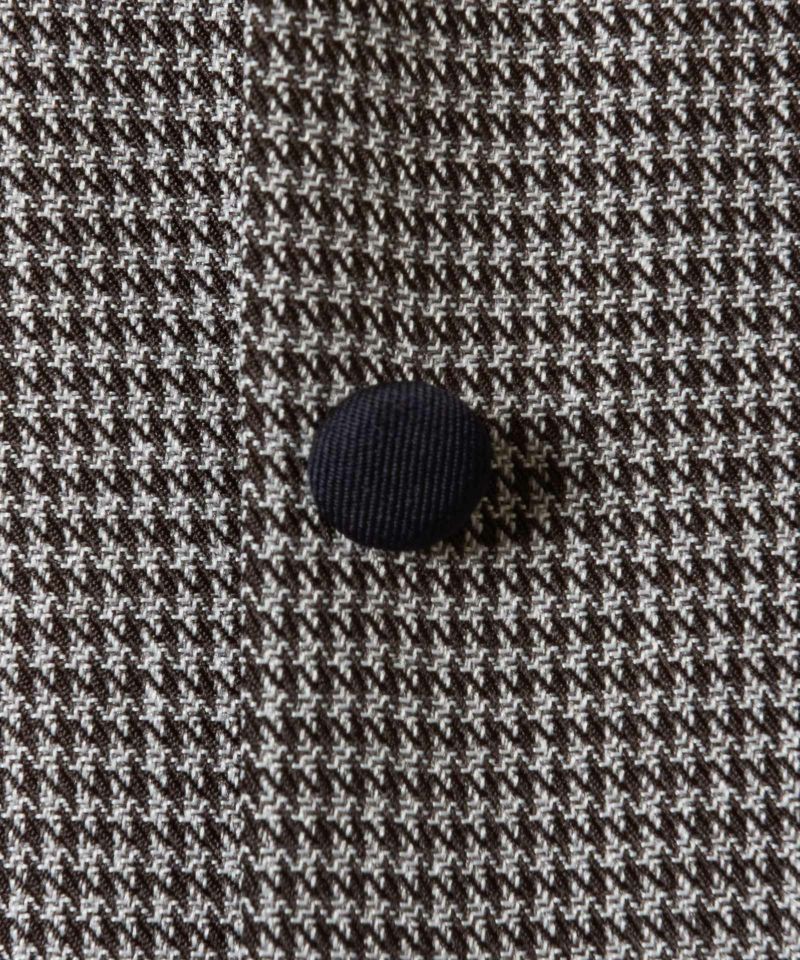 Button up (gray×navy)