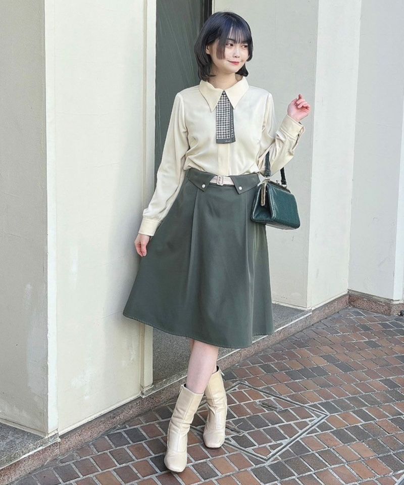 beige×green / 160cm