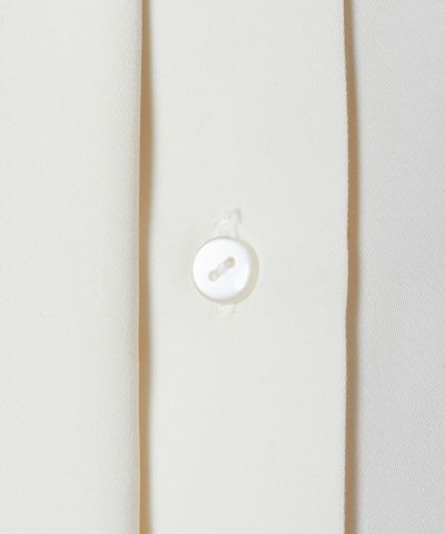 ボタンアップ（off white×brown）