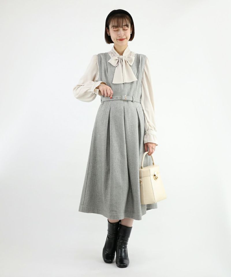 light gray×white / 165cm