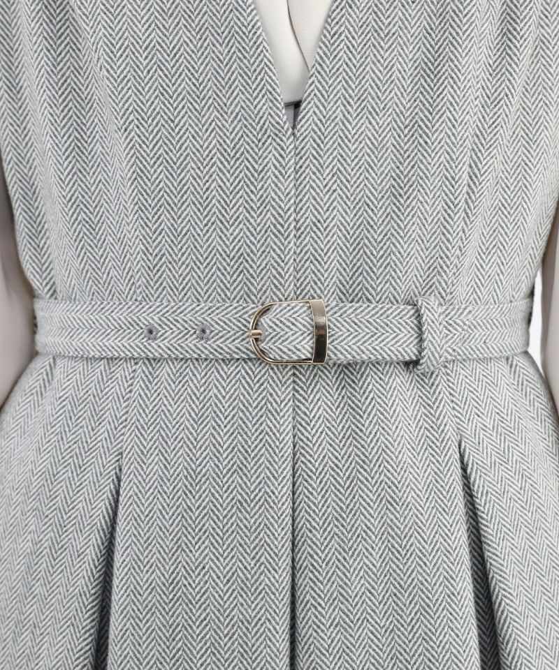 light gray×white / 165cm