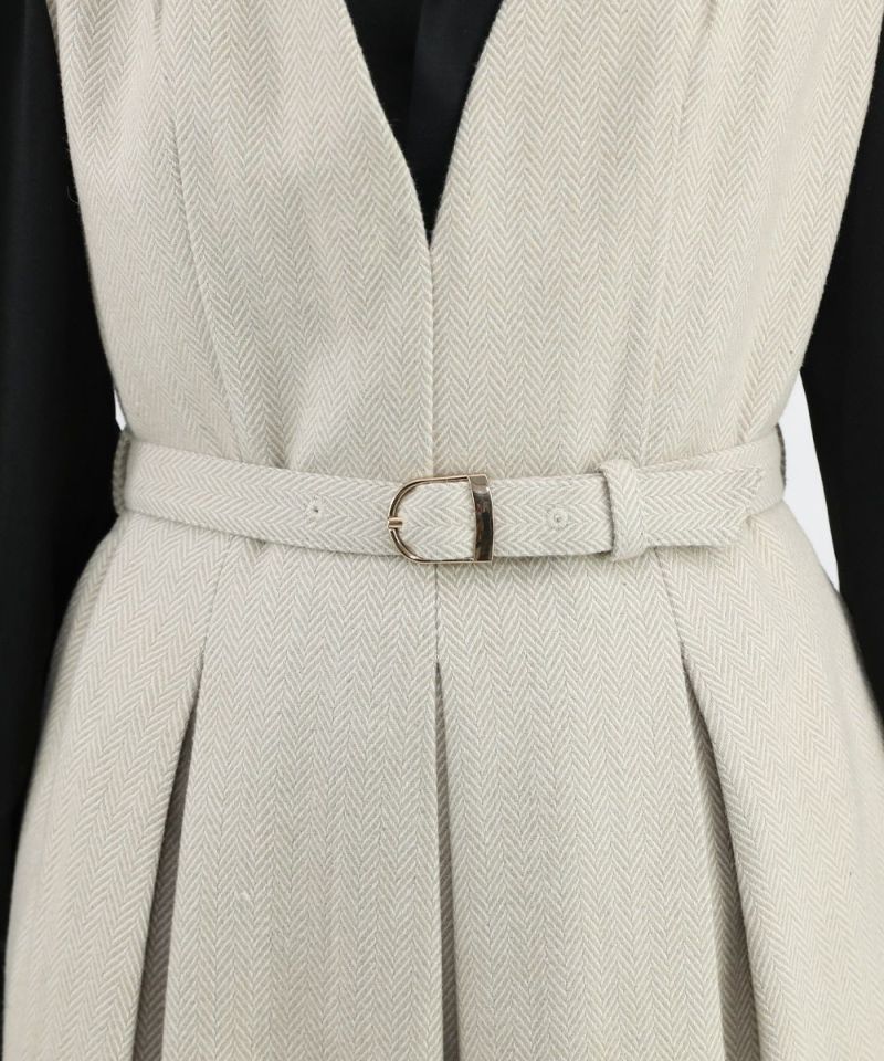 beige×white / 160cm