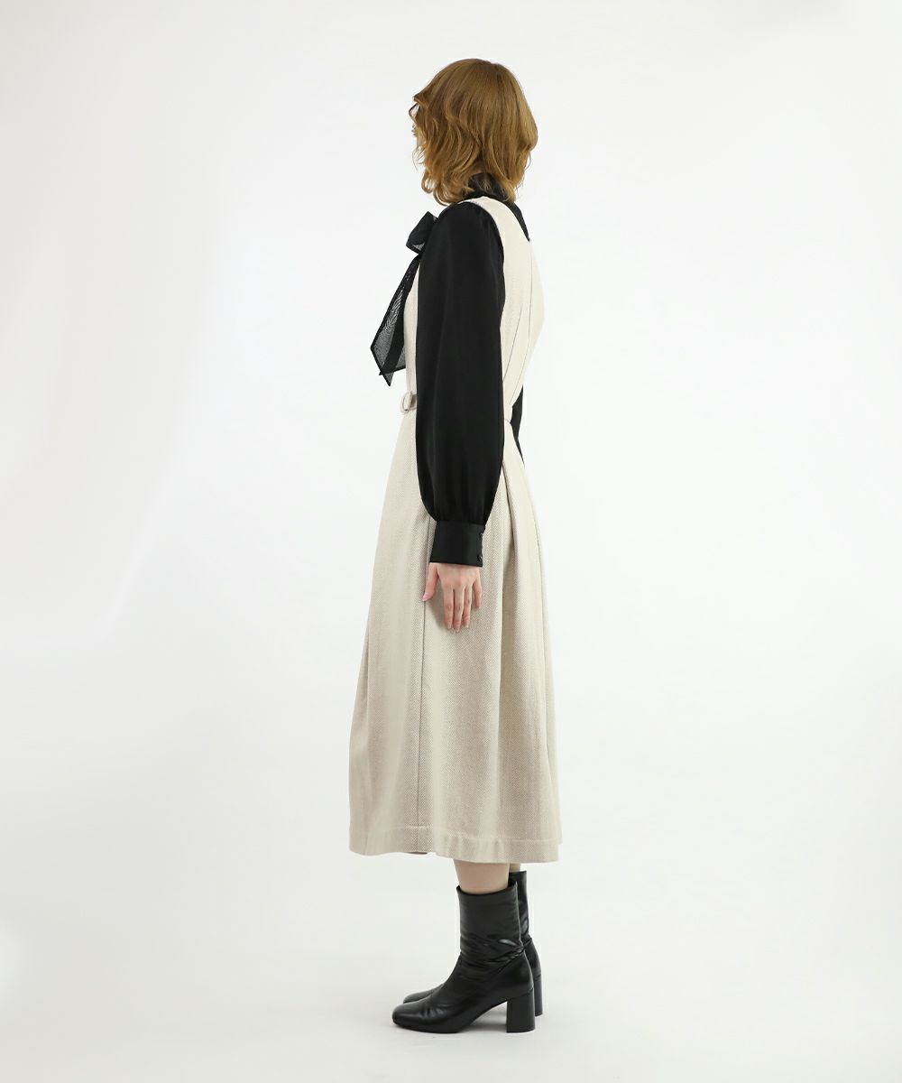 beige×white / 160cm