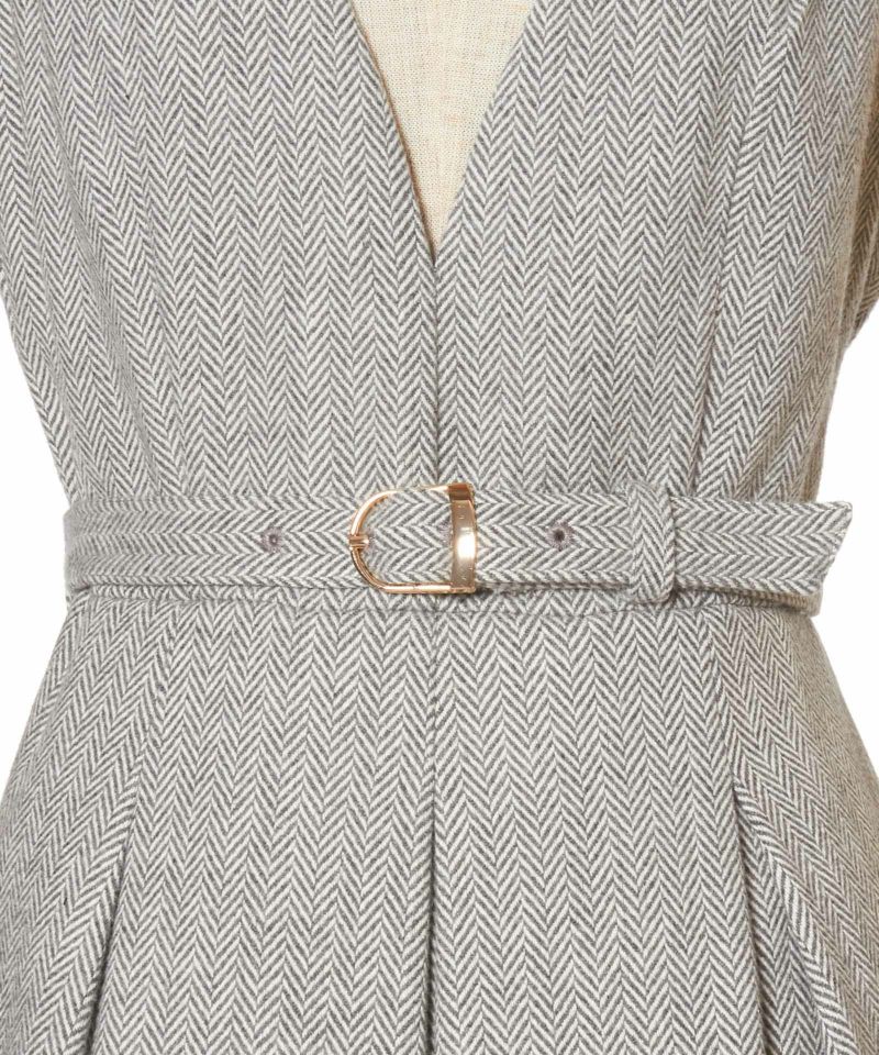 Belt up (light gray×white)